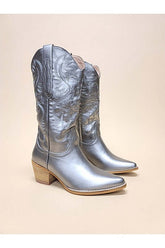 Hanan Embroidery Western Cowboy Boots - Stylish Flair, Western Boots, $ 80.95, A Moment Of Now™